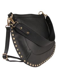 DrachenLeder Umhängetasche - schwarz