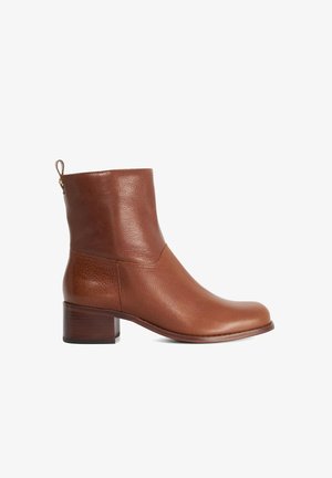 Dune London, DUNE LADIES PEYA HEELED ANKLE BOOTS - Lage laarzen - tan-leather