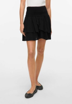 VMLINN KURZER - Miniskjørt - black