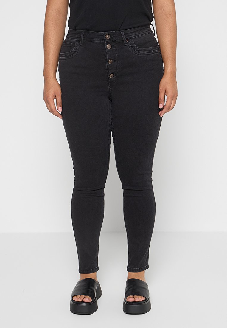 ONLY Carmakoma Jeans Skinny Fit zwart