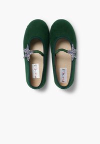 Pisamonas Ankle strap ballet pumps - verde
