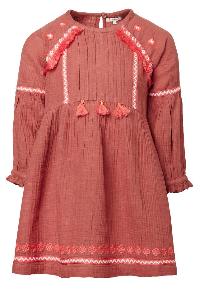 LANDIGO - Korte jurk - marsala