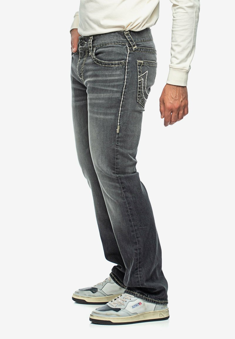 True Religion RICKY NO FLAP SUPER T - Straight leg jeans - blue