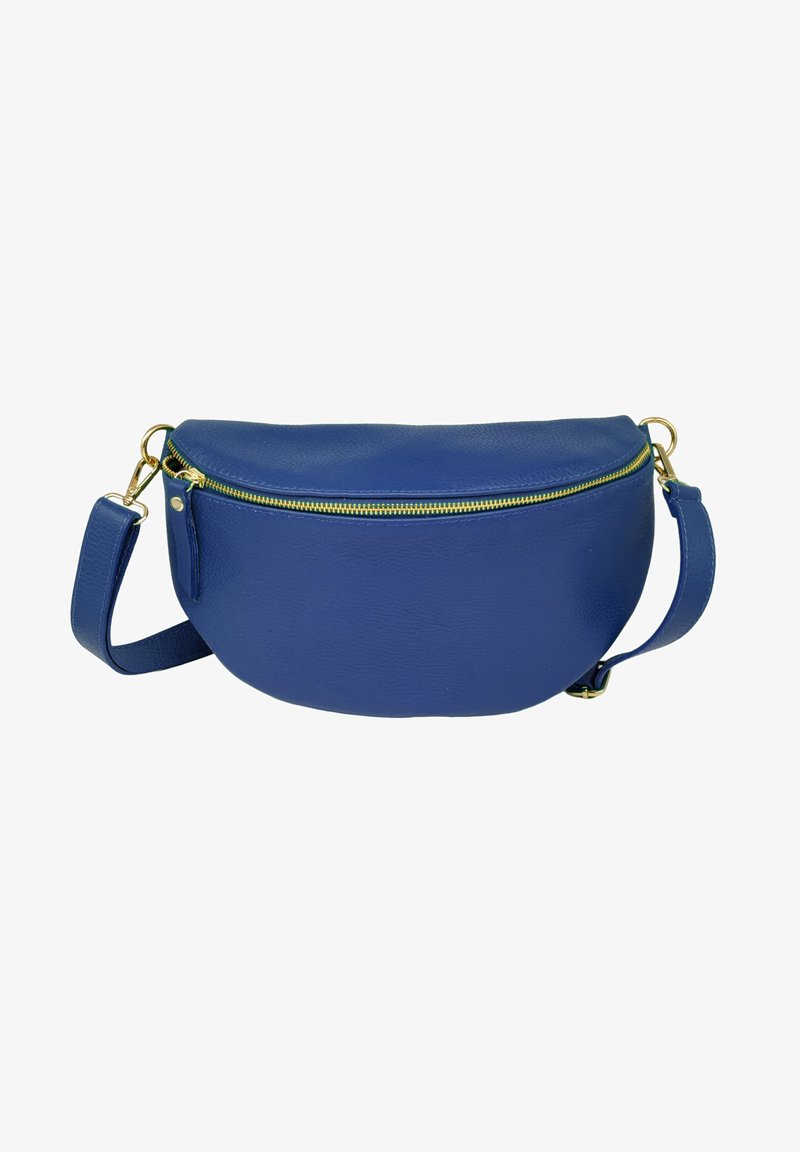 THEWAN. DEMI LUNE LARGE - Sac banane - bleu roi