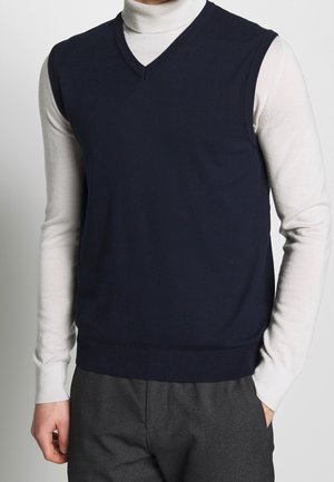 Stickad tröja - dark blue