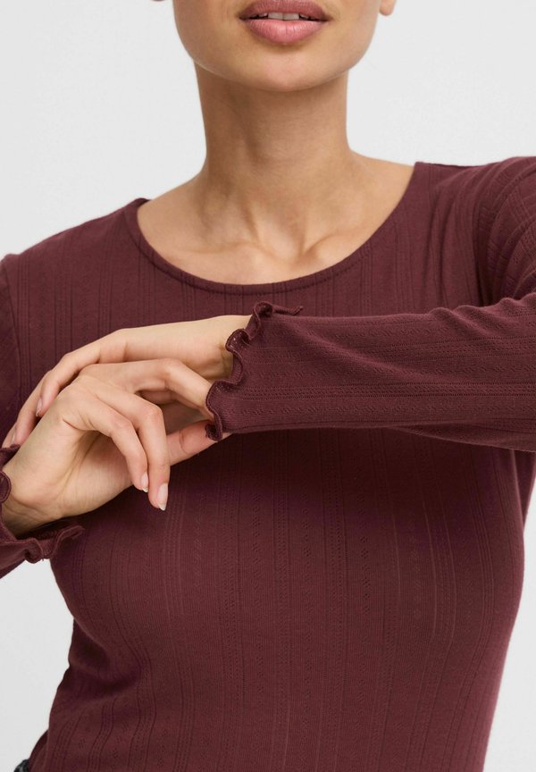 BYUNICA LS - Long sleeved top - port royale2