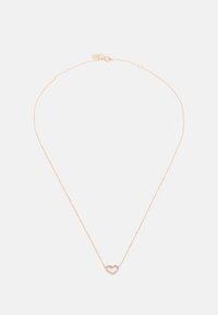 EXCLUSIVE ANGIE - 18K ROSE GOLD AND PINK SAPPHIRES NECKLACE - Ogrlica - rose gold-coloured