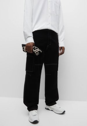 WITH SEAMS - Cargobyxor - mottled black