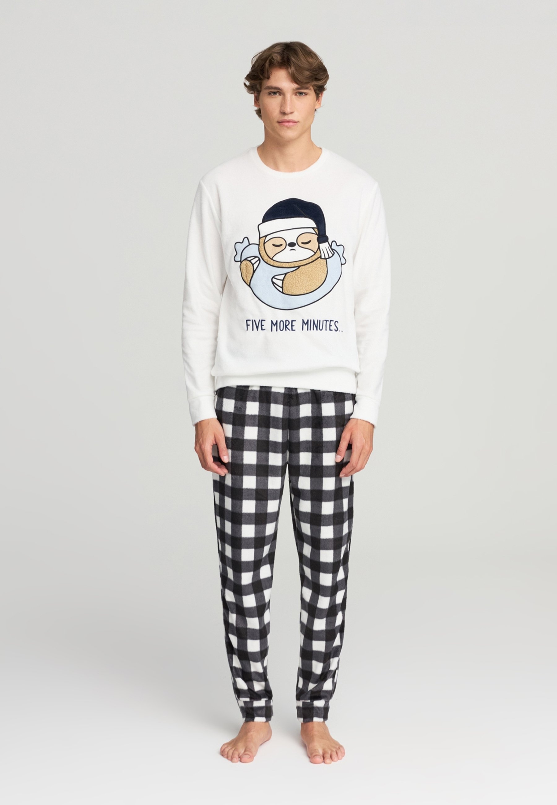 Novastar Pantaloni da pigiama da uomo con tasche, morbidi