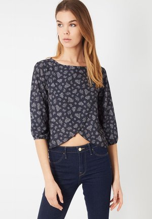 FLUIDA ESTAMPADA - Blusa - black