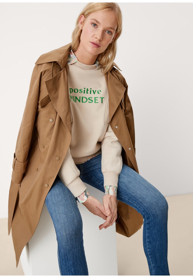 Damen Sweatshirts | s.Oliver Sweatshirt beige placed print/beige - ND20794 Damen Sweatshirts | s.Oliver Sweatshirt beige placed print/beige - ND20794