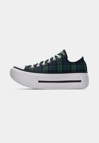 CHUCK TAYLOR ALL STAR LIFT DOUBLE STACK PLATFORM PLAID - Sportcipő - navy/black/branch out