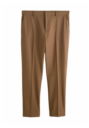Next, REGULAR FIT - SLIM MUSCLE FIT MOTIONFLEX STRETCH SUIT TROUSERS . - Stoffhose - tan brown