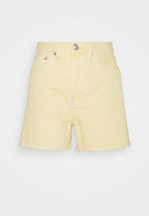 Denim shorts - yellow
