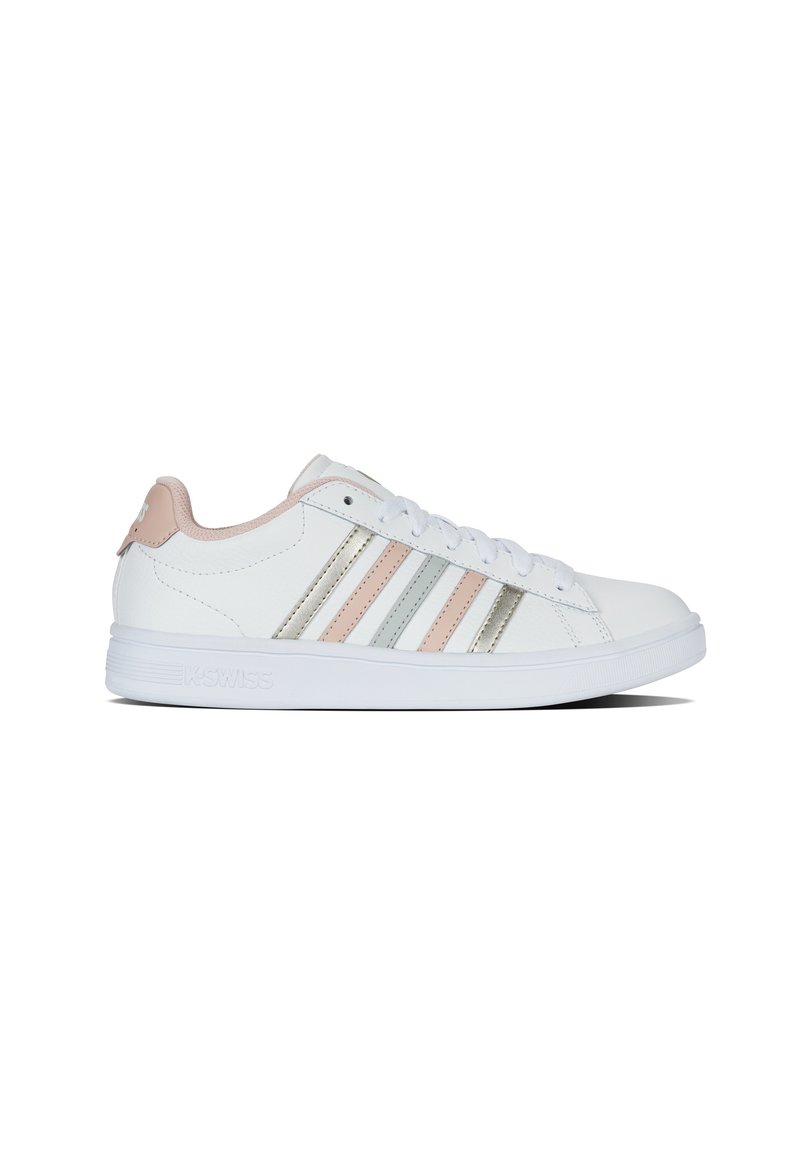 K-SWISS - COURT TIEBREAK II - Matalavartiset tennarit - white cameo rose white, Suurenna