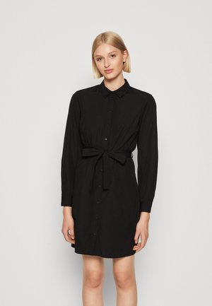 Pieces PCNIKA SHIRT TIE DRESS  - Särkkleit - black