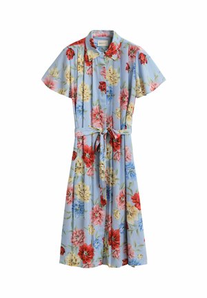 GANT, FLORAL - Abito a camicia - light blue