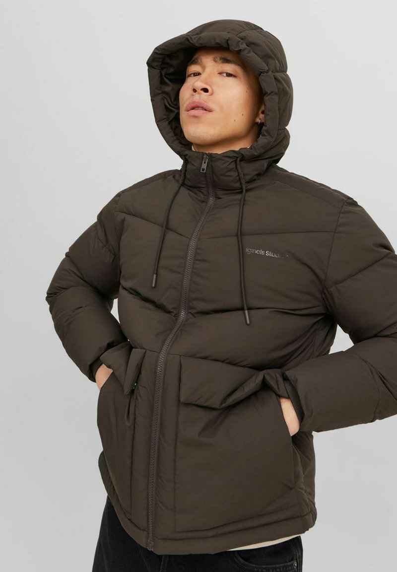 Jack Jones JORVESTERBRO PUFFER Giacca invernale chocolate