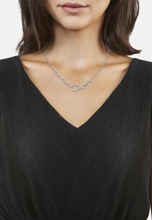 MIT ZIRKONIA - Necklace - silberfarben
