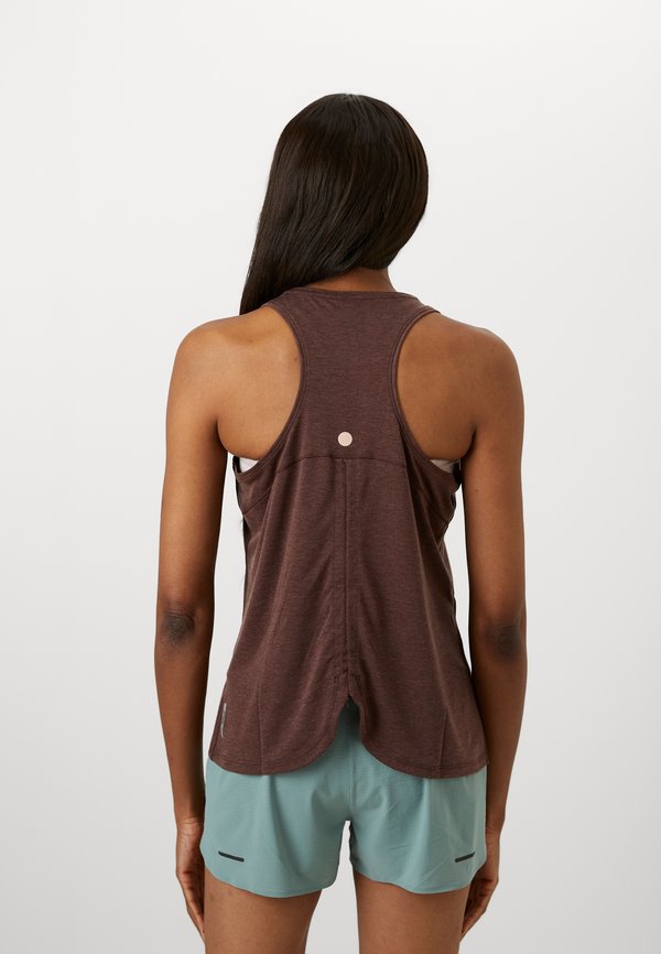 NAGINO RUN ADJUSTABLE TANK - Top - coffee heather3