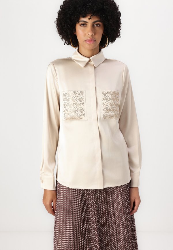 MARGUERITE HOTFIX - Button-down blouse - pearl oyster3