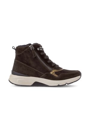 High-top trainers - chocolate flausch