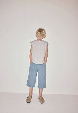 THE SET, 3 PACK  - Top - green grey white