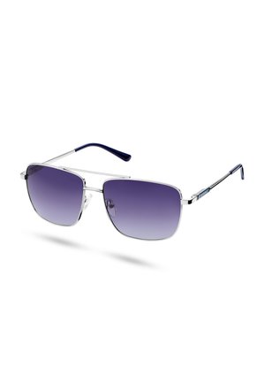 Sunglasses - purple  steel  silver