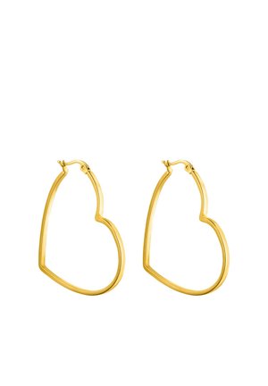BIG LOVE - Ohrringe - goldfarben