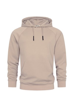 INDICODE JEANS, INNEZZO KAPUZENPULLOVER - Sweat à capuche - simply taupe