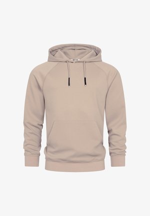 INDICODE JEANS, INNEZZO KAPUZENPULLOVER - Sweat à capuche - simply taupe