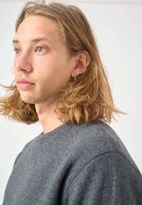 Cleptomanicx NOITCH - Strickpullover - heather lava smoke