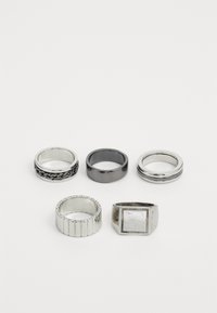 5 PACK - Ringar - silver-coloured