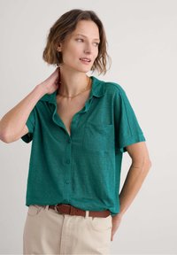 Seasalt Cornwall PARSLEY FERN - Button-down blouse - pine shoots - pine shoots