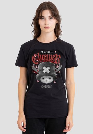 ONE PIECE CHOPPER  - Print T-shirt - black