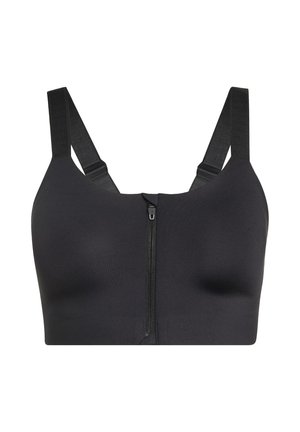 adidas Performance, OPTIMÉ STRENGTH HIGH SUPPORT ZIP BRA - Brassières de sport à maintien supérieur - black