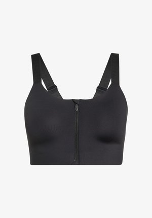 adidas Performance, OPTIMÉ STRENGTH HIGH SUPPORT ZIP BRA - Sujetadores deportivos con sujeción alta - black