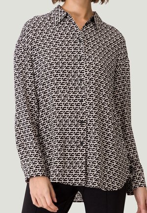 Overhemdblouse - black