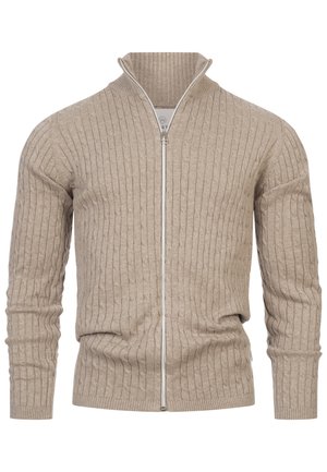 CABLE - Kardigán - beige mix