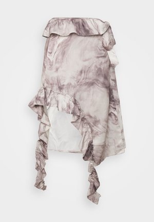 MIDI SKIRT RUFFLES - A-lõikeline seelik - purple