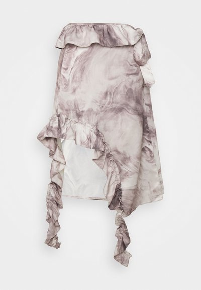 ROKH MIDI SKIRT RUFFLES - A-snit nederdel - purple