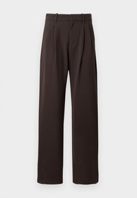 WIDE LEG TRIBECA - Pantaloni - terra brown