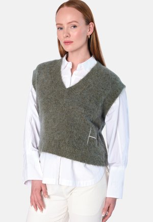 PERNILLE - Strikkegenser - winter moss