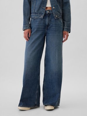 BAGGY DANI - Pernera ancha - dark wash