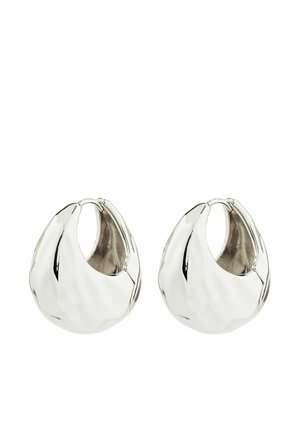 BELIEVE CHUNKY HOOP - Ohrringe - silver plated