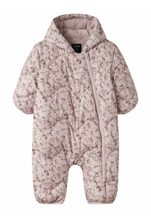 Name it, SNOWSUIT BOW PRINT - Ски екип - purple