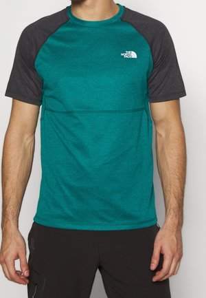 Print T-shirt - teal