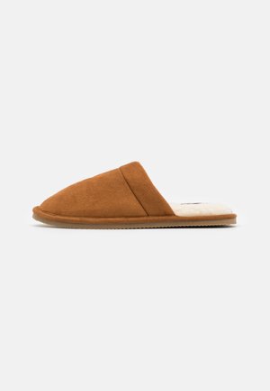 KLARENCE UNISEX - Slippers - snuff /creme