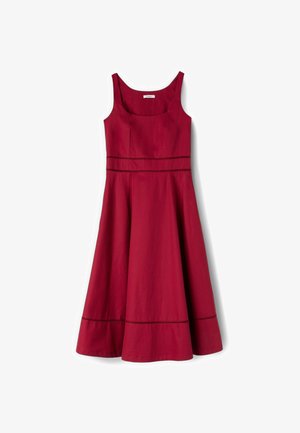 Motivi, VESTITO FLARE CON AJOURÉ - Robe de jour - rosso