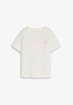 TOM TAILOR, TOM TAILOR T-SHIRT OVERSIZE T-SHIRT MIT RÜCKENPRINT - Tričko s potlačou - whisper white